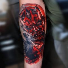 Diabeł tatuaż