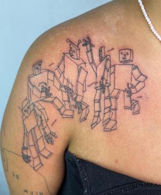 Tatuaż roboty