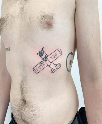 Tatuaż samolot