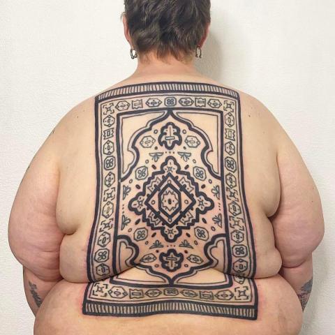 Tatuaż dywan